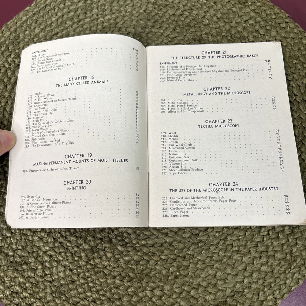 A C Gilbert Exploring The World With Microscope Pamphlet Instruction Book 1938