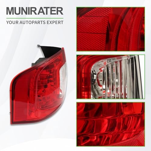 Tail Light Rear Brake Lamp Assembly Driver Side Replacement for Edge 2011-2014