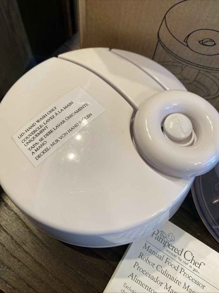 Pampered Chef Manual Food Processor 2581 Chopper 3 Cup EUC