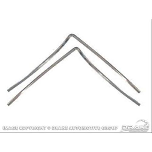 Scott Drake 65650313648 Window Moldings Windshield Position Stainless Polished