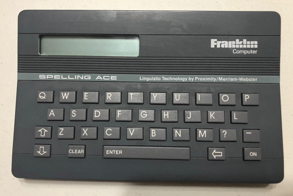 Franklin Computer Spelling Ace Model SA-98, 1988 Great Condition - Used