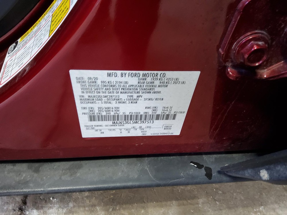 Used A/C Selector Switch fits: 2021 Ford Ecosport automatic temperature control