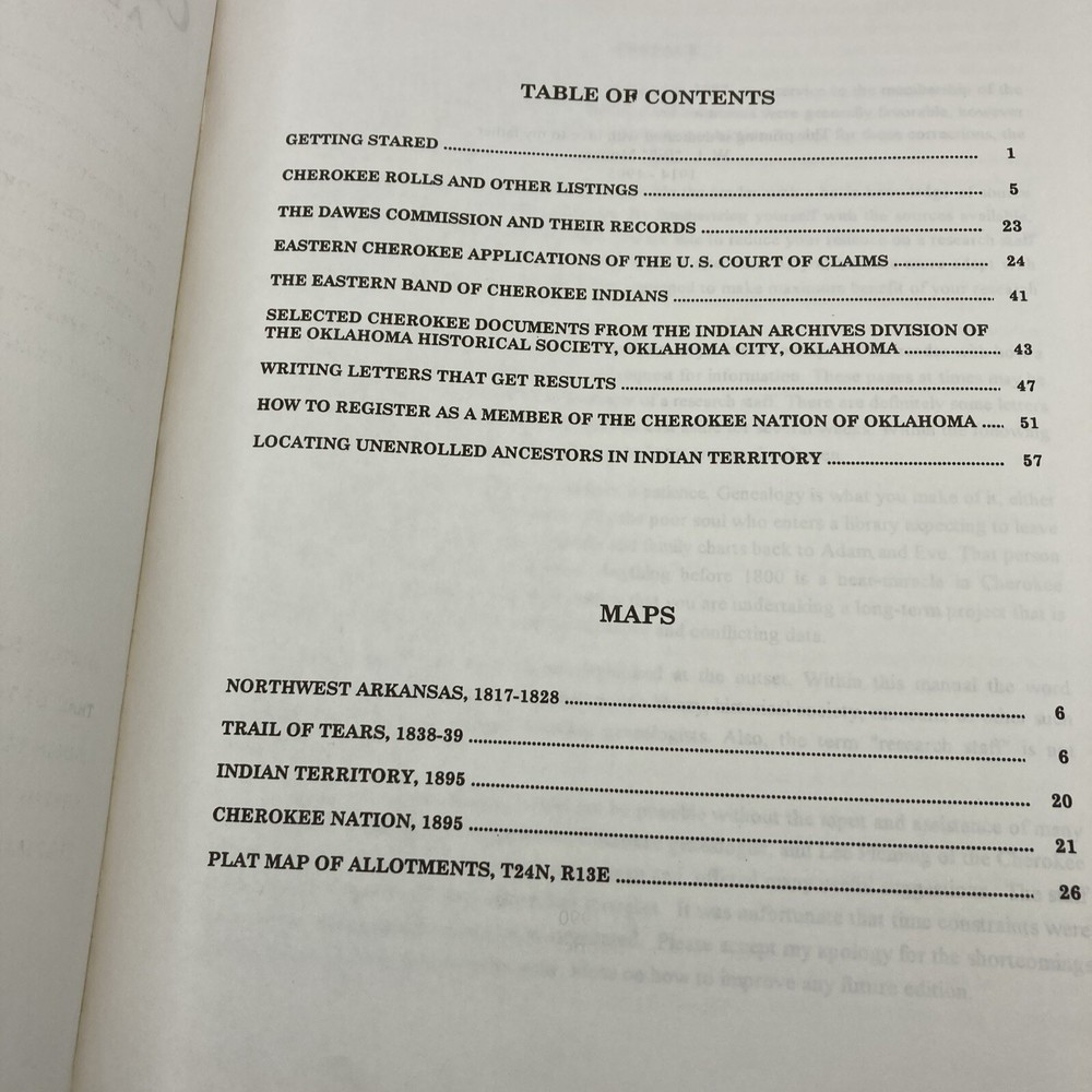 Exploring Your Cherokee Ancestry Basic Genealogical Research Guide Mooney 1990