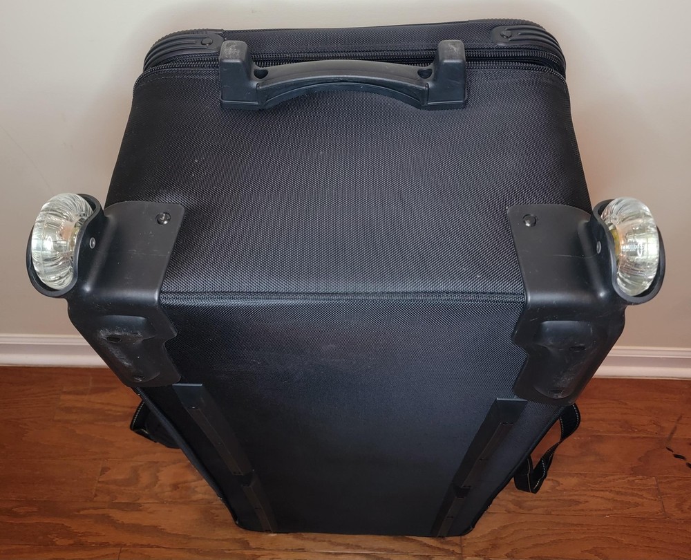 Dynaphos Multi-Kit Rolling Travel Case Padded Lighting Storage with Foam Inserts