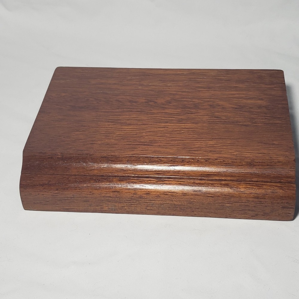 Solid wood Rectangle Wood Display Plaque Display Base Display Stand 5x7 iroko