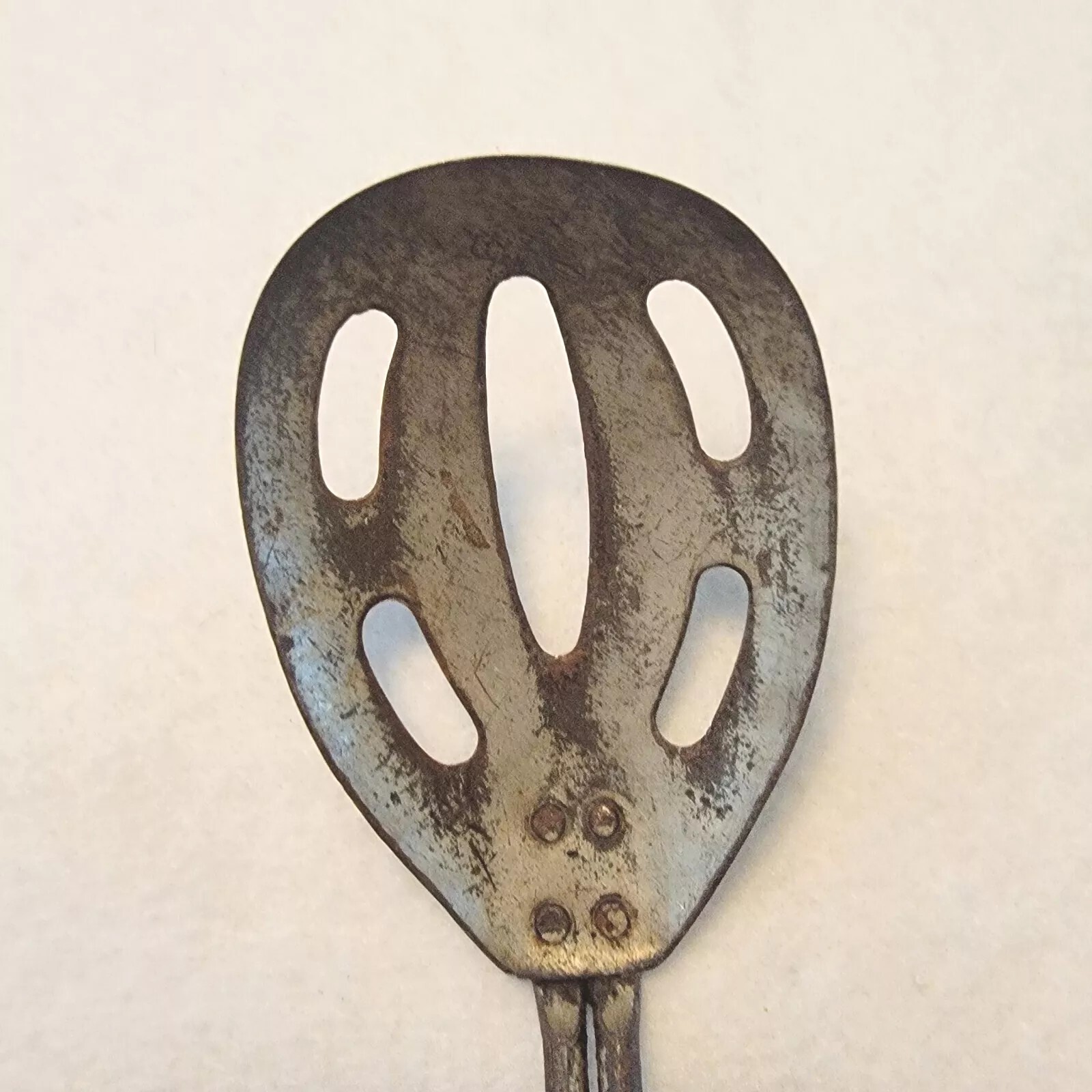 Antique 1914 Advertising Spoon / Bottle Opener - Wm. F. Burhenn Plumbing Heating