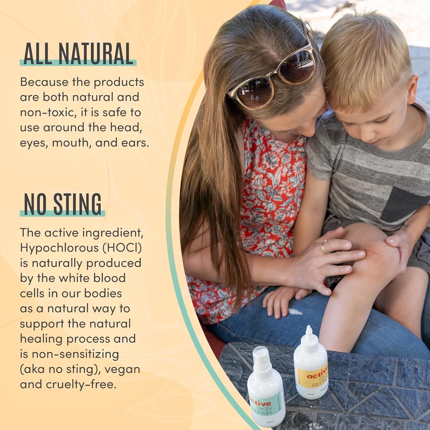 Active Skin Repair First Aid Bundle - Healing Ointment & Antiseptic Spray, 3 oz