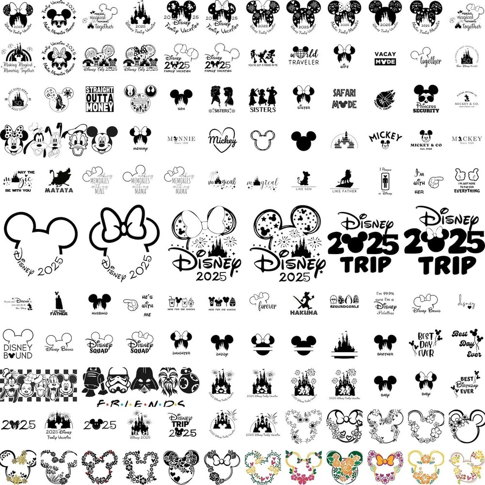 30000+Disney Mega Bundle LAYERED Cricut Files