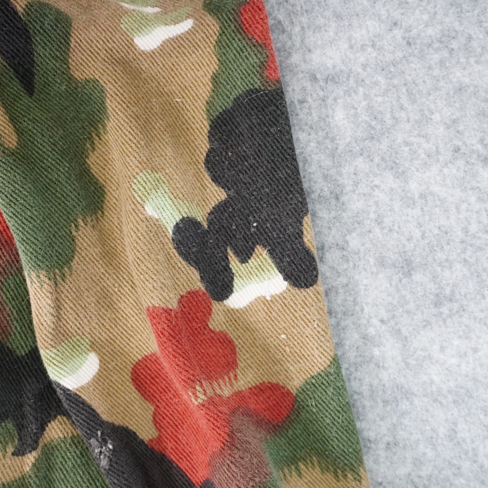 Swiss Army M70 Alpenflage Combat Pack Backpack Coat Jacket Attachment Distressed