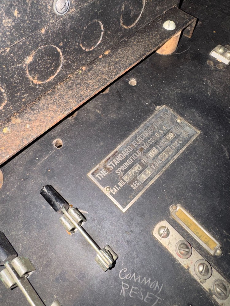 Vintage Standard Electric Time Co Rectifier Training Panel Industrial Electrical