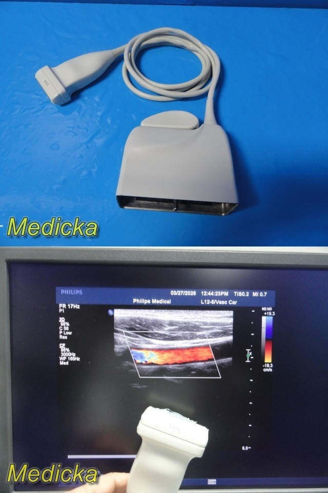 Philips L12-5 Linear Array Ultrasound Transducer *TESTED & WORKING* ~ 39679