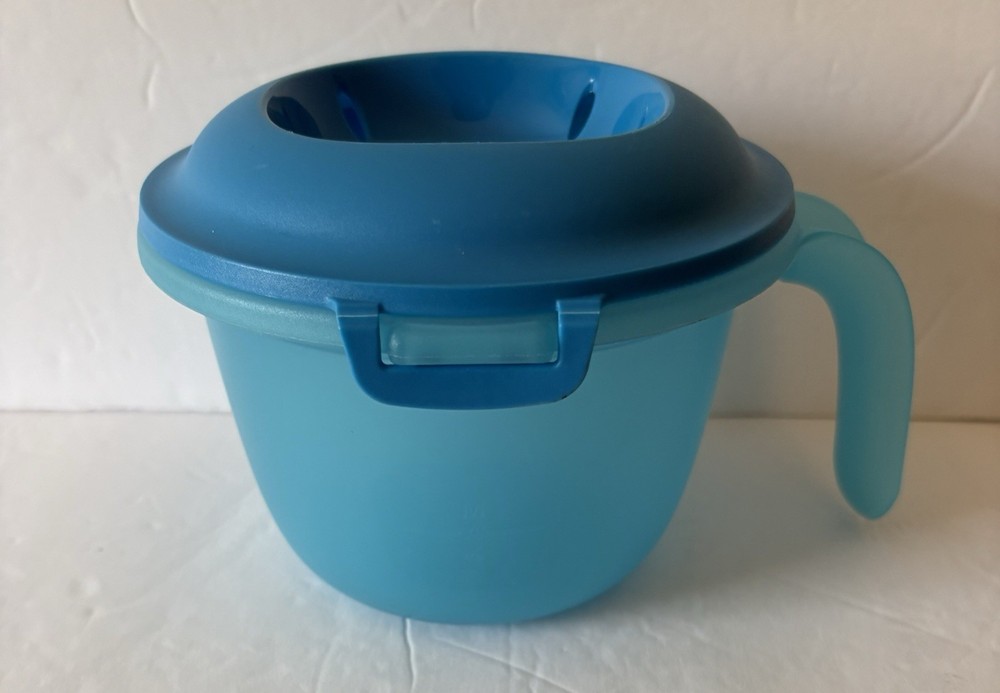 Tupperware Junior Microwave Rice Maker Blue 6972A-4