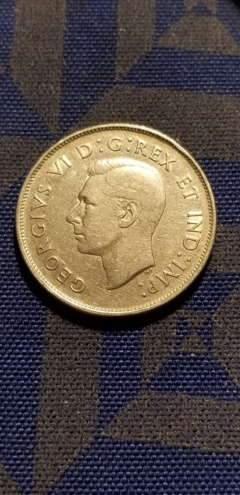 Canada Rare 1938 Silver 50 Cent Idg116.