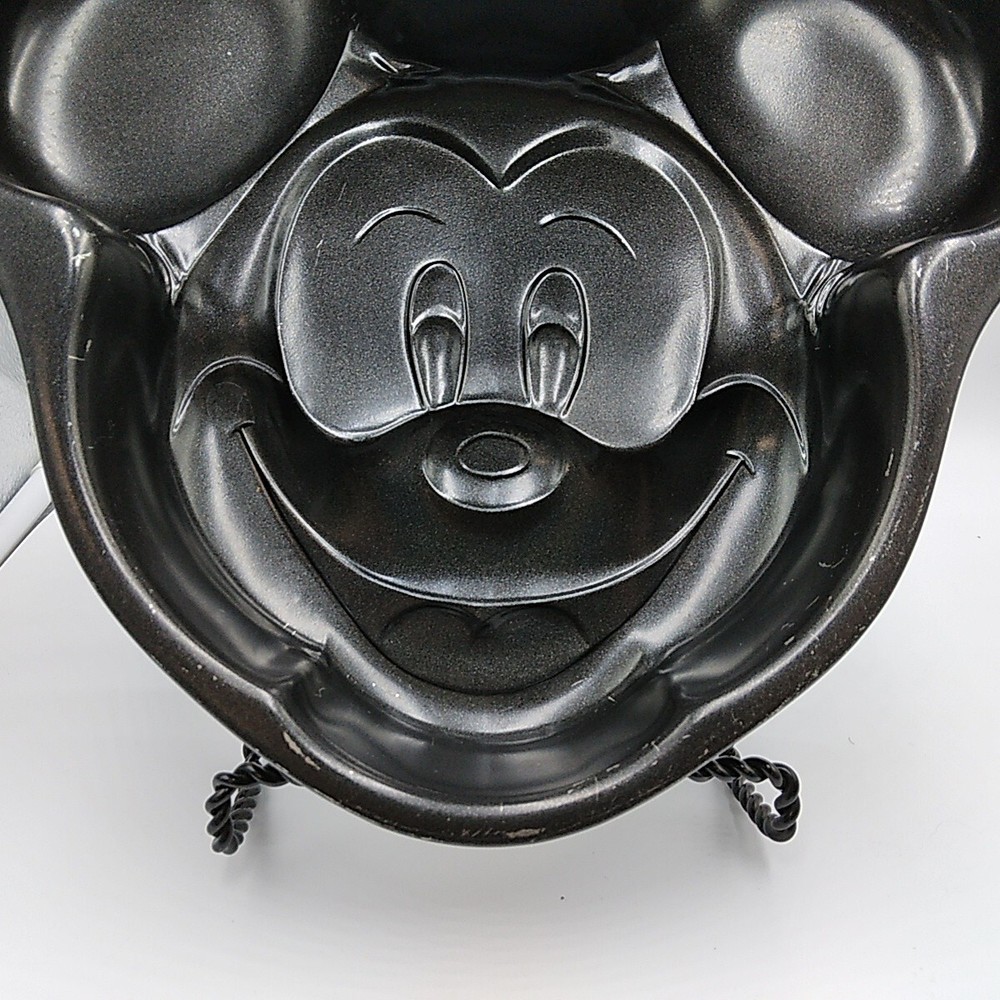 Vintage Black Disney Mickey Mouse Head Face Cake Pan Bakeware Kitchenware