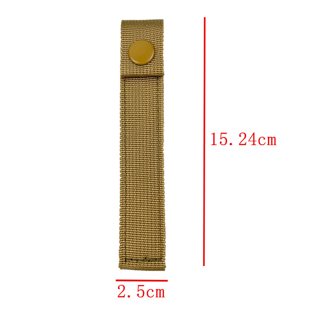 8 Pcs 6" MOD MOLLE PALS Modular Web Gear Replacement Tie Straps Brown