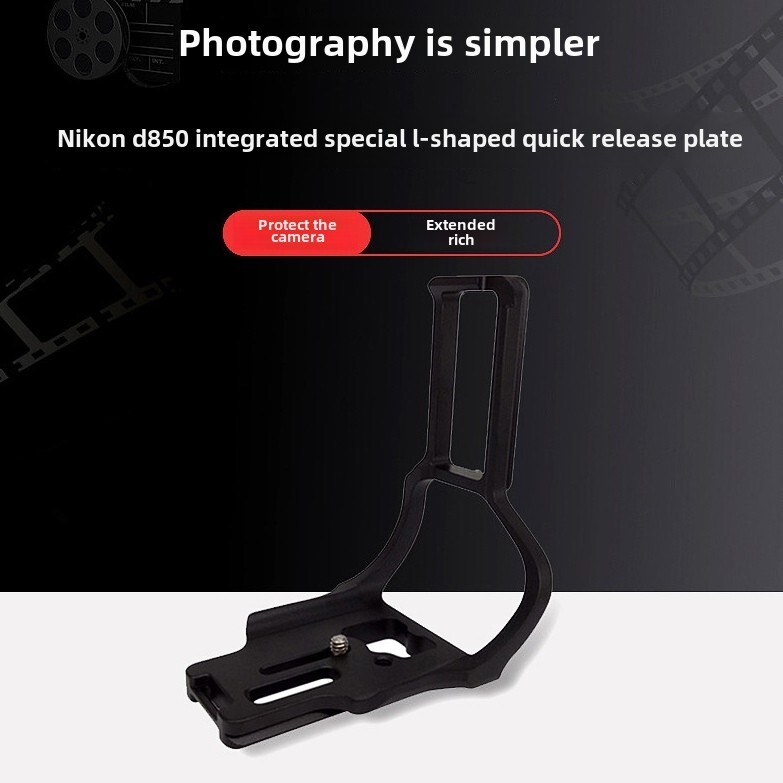 Camera Grip Handle Quick Install Plate Base Accessories for Nikon D850