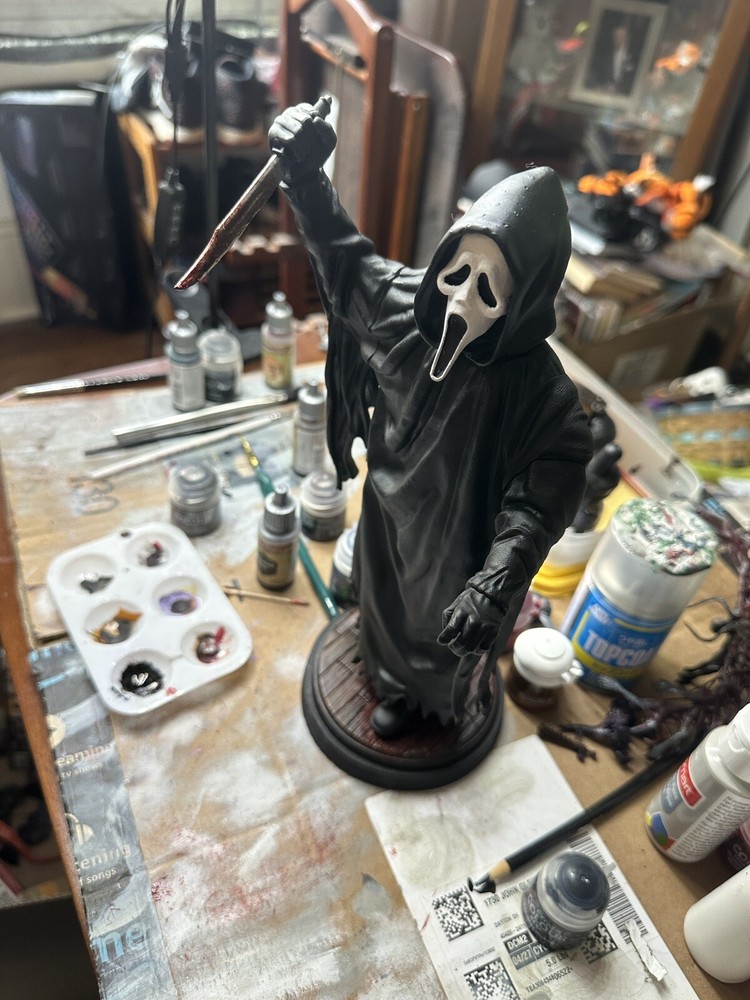 Ghostface 1/6 Scale Custom Figure w/base (Made To Order)