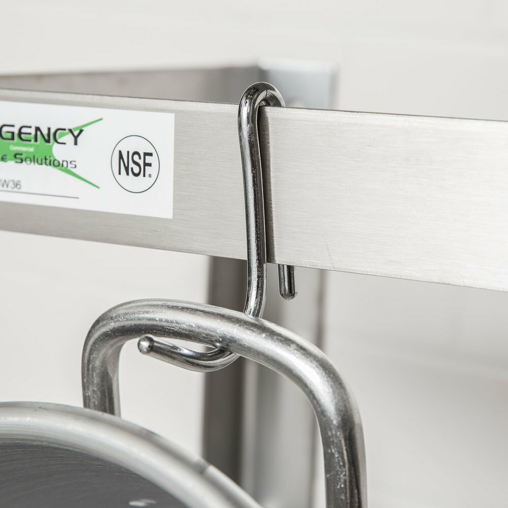 NEW!! STAINLESS Component Hardware S/S DOUBLE OR SINGLE Sliding Pot Rack Hook FR