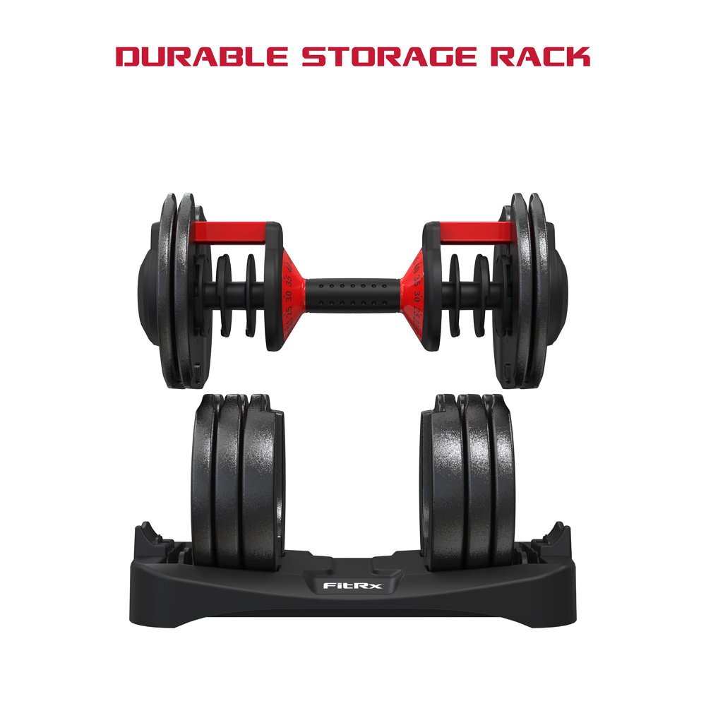 Adjustable Dumbbell Quick Select 5-52.5 Lb. Weight