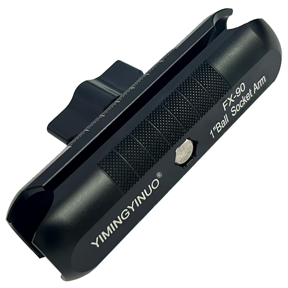 YIMINGYINUO Double Socket Arm Compatible with RAM Medium Arm-Black, Black