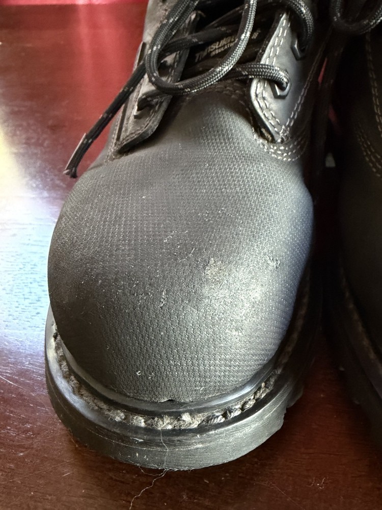 Caterpillar Precision Composite Toe Waterproof Work Boot Thinsulate Black Mens 7