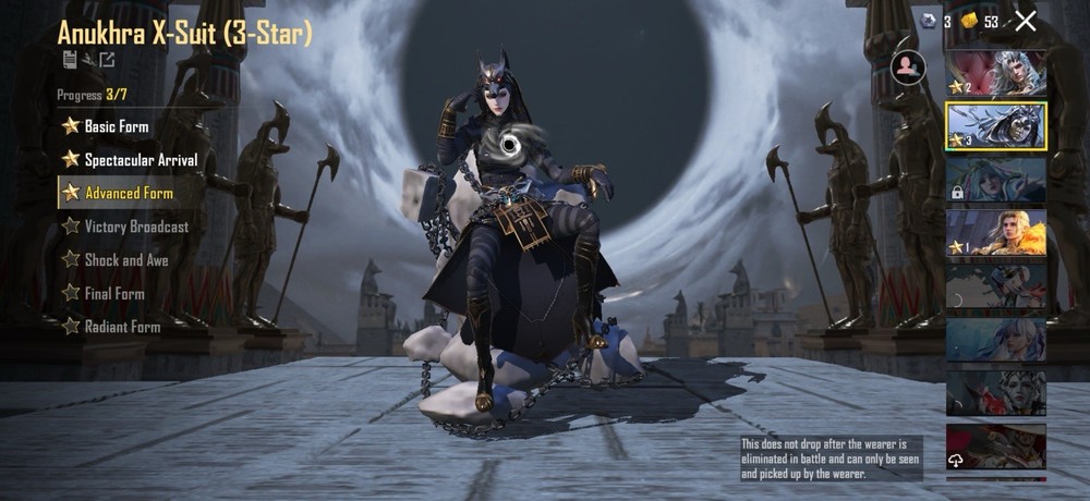 PUBG Mobile X-Suit, Glider, Vehicle, Weapon, Set, Level, Special Effect Bundle