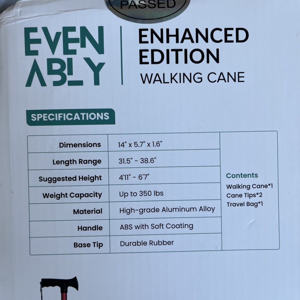 Even Ably Enhanced Edition Walking Cane