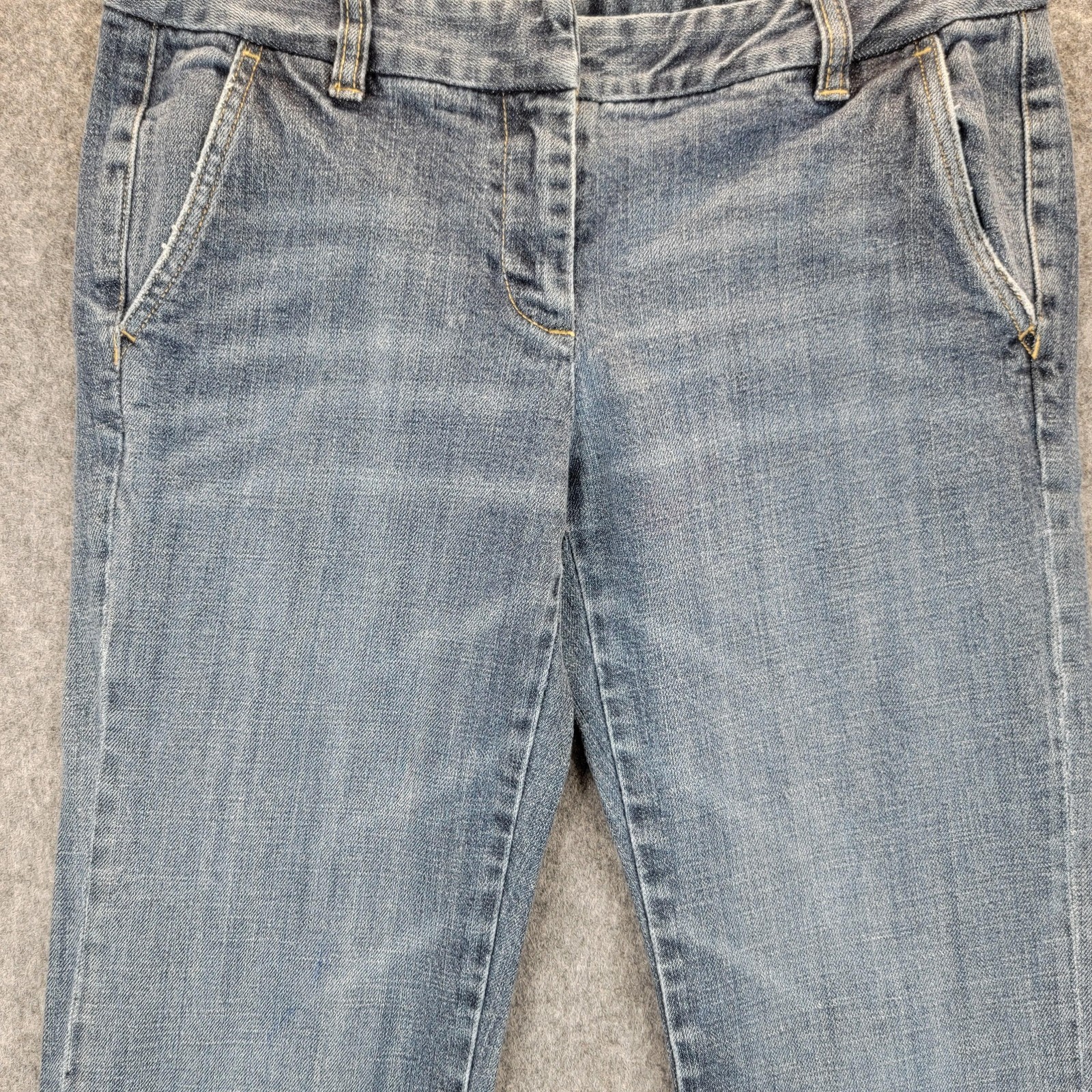 J Crew Jeans Womens 28 Blue Bootcut Denim Stretch Casual Low Rise Style 77624