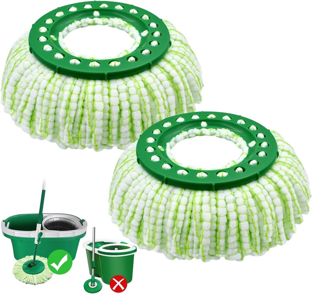 Reusable Mop Head for Libman Tornado Spin Mop Thick Microfiber Spin Mop Refil...