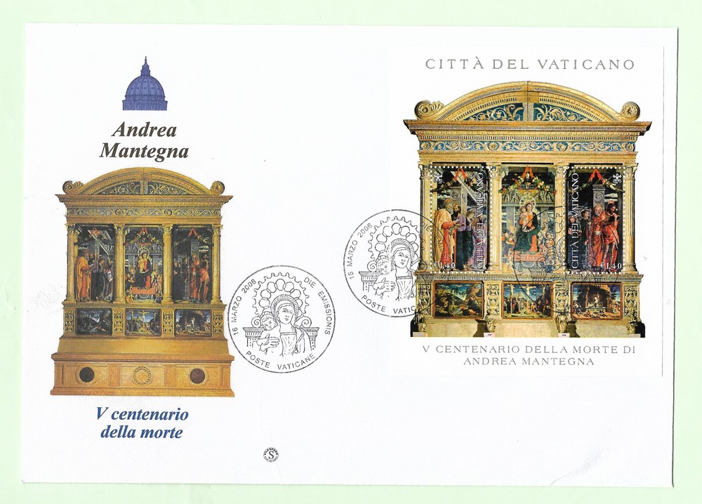 (FDC18) 2006 Mantegna large FDC