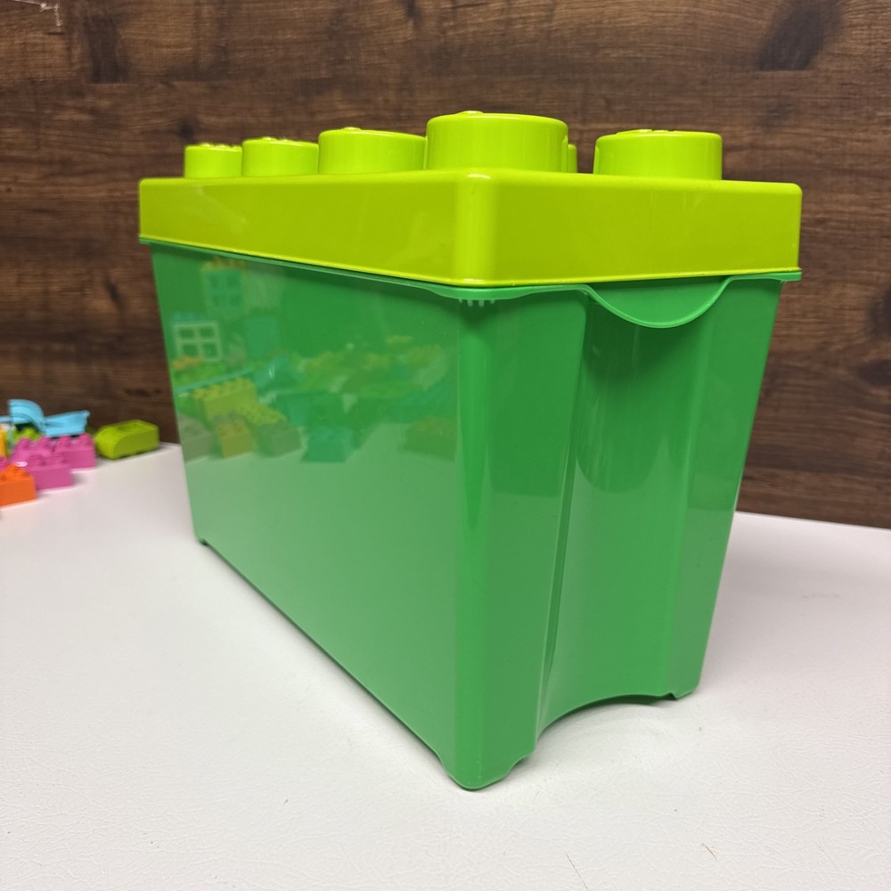 LEGO Storage 8 Stud Brick Stackable Box Container 14x7x6 Lot Bricks Minifigures
