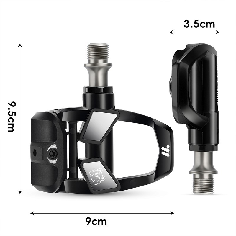 WEST BIKING 3 Bearings Bicycle Clipless Pedals with Cleats for Look System