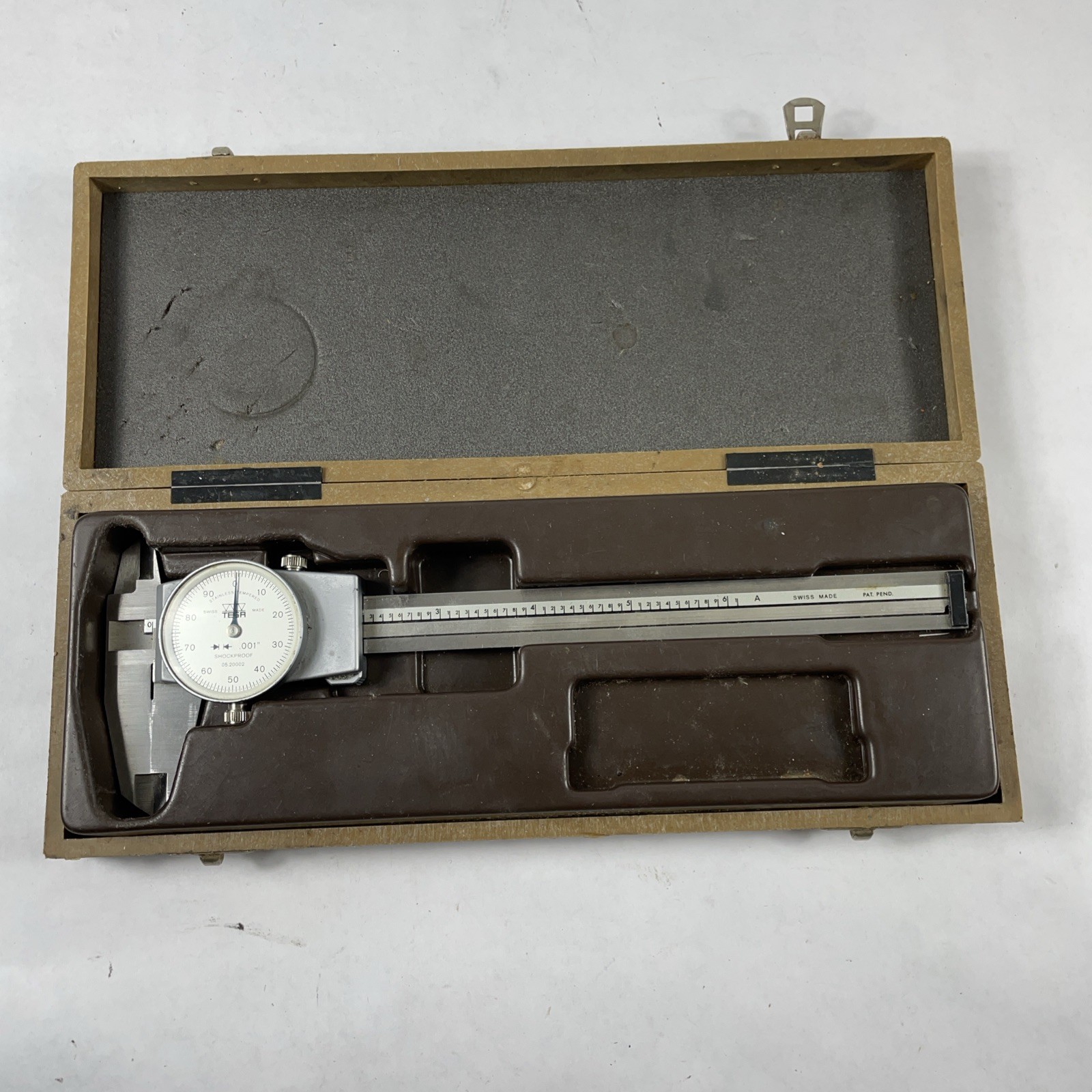 Vintage TESA Swiss-Made Inoxydable Trempe Caliper