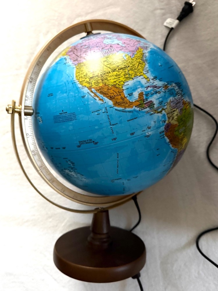 Illuminated Constellation World Globe