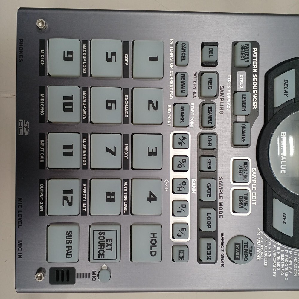 Roland SP-404SX Linear Wave Sampler SD Card System Disc Manual AC Adapter Box