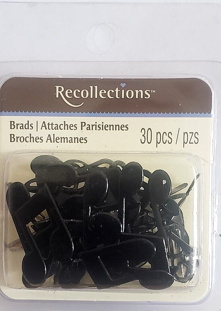 RECOLLECTIONS Decorative Brads - MUSIC NOTES - 30 pcs