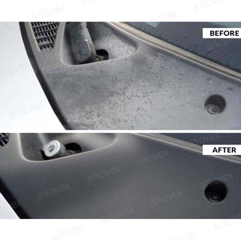 Black Plastic Restorer Car Trim Shine Coating Liquid – 6.7Oz. with 2 Applicator