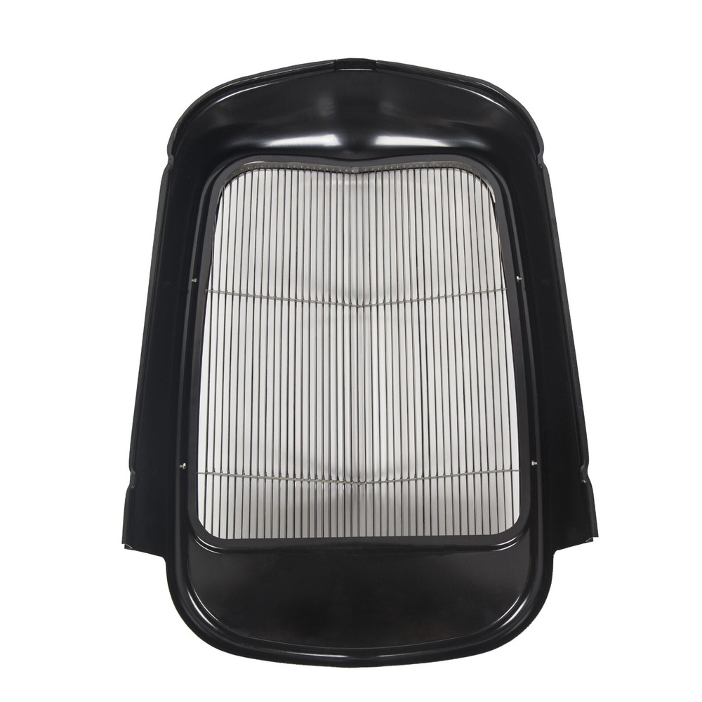 For 1932 Ford Steel Front Grille Shell+Stainless Insert Grill Without Crank Hole