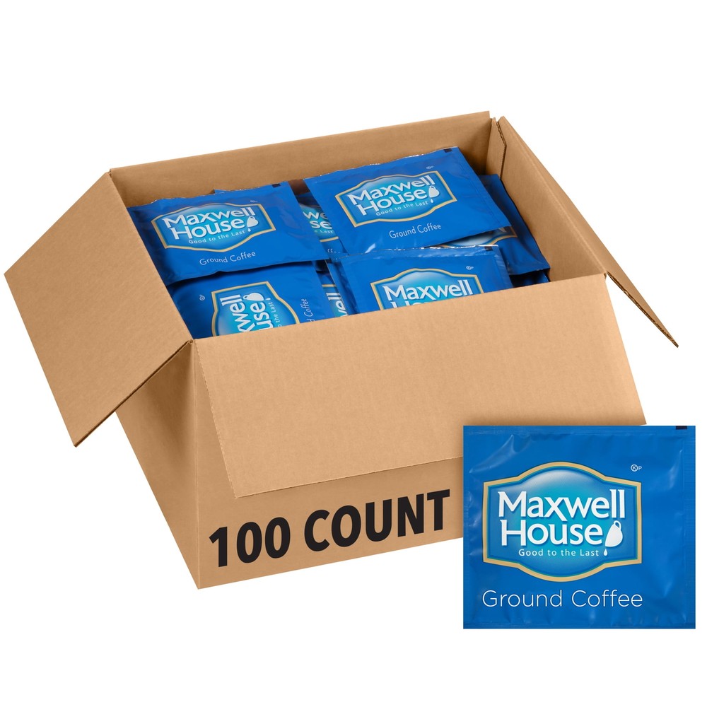 Ground Coffee Filter Packs 0.7 Oz Packets 100 Per Case