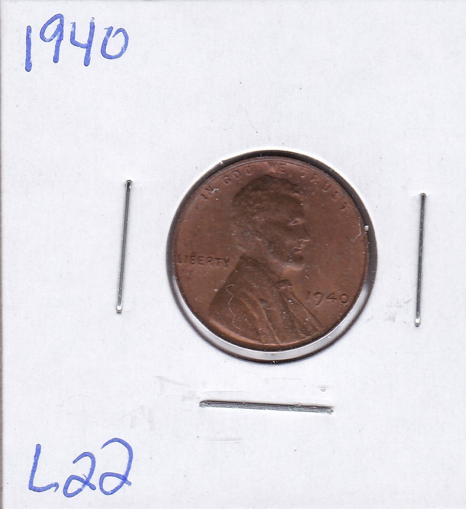 1940 Lincoln Cent L22