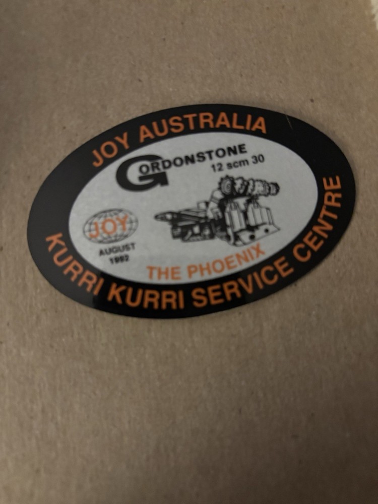 joy coal mining stickers Nice Australian Item 20