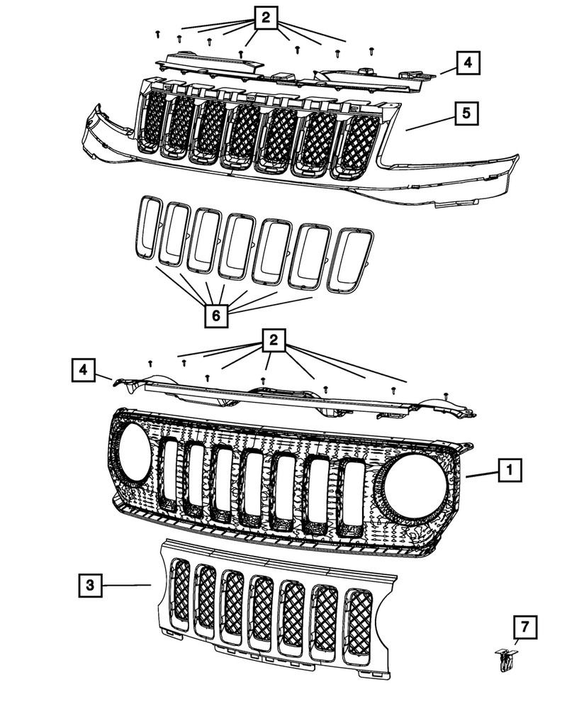 Genuine Mopar Clip 68091540AA