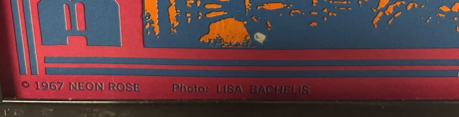 Janis Joplin Rare 1967 San Francisco Concert Poster 2nd print Mint & Framed