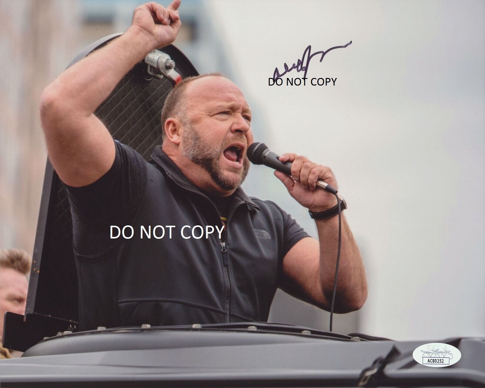 ALEX JONES - INFOWARS Autographed Signed 8x10 reprint Photo #2 !!