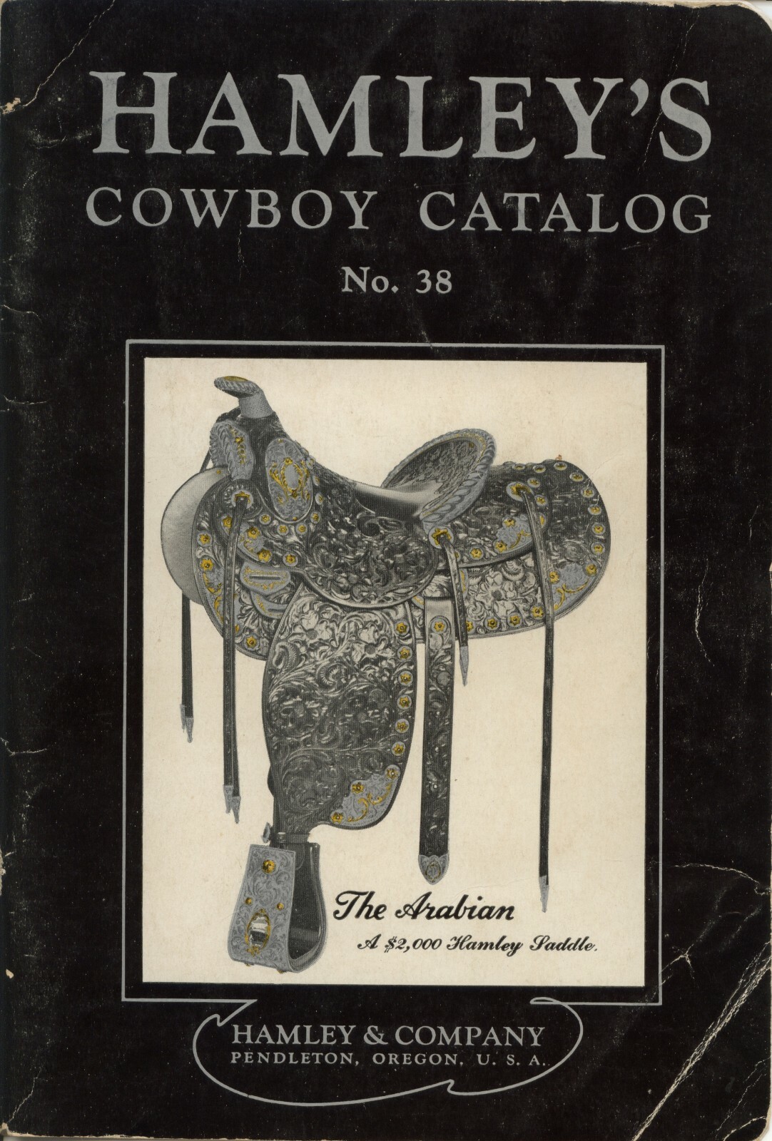 1938 Hamley's Catalog #38 on CD - Saddles, Spurs, Bits
