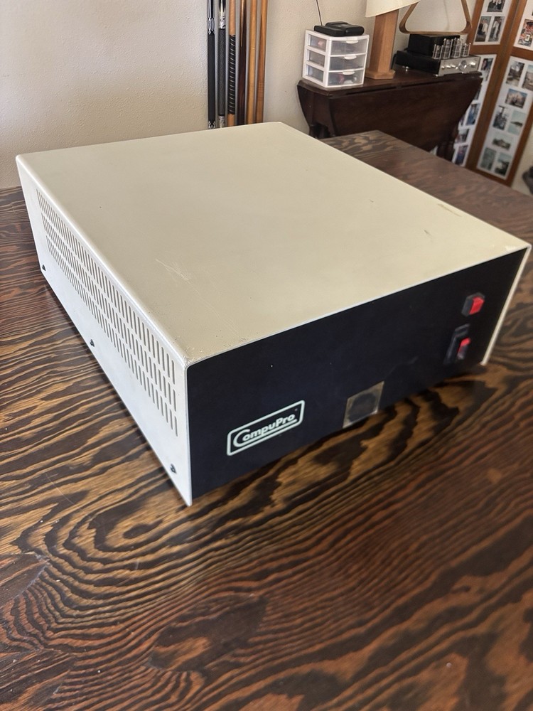 COMPUPRO S-100 Computer System - Vintage Computing Godbout Powers Up