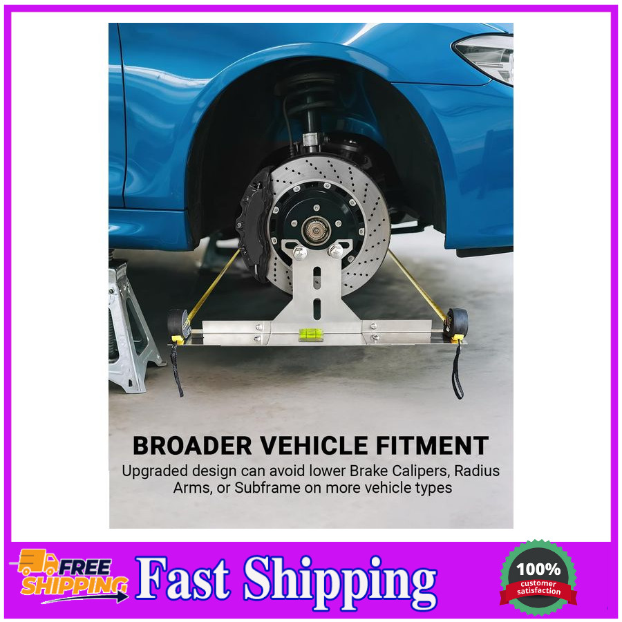 Heavy Duty Wheel Alignment Tool Kit with Tape Measures, Upgraded Stainless Steel