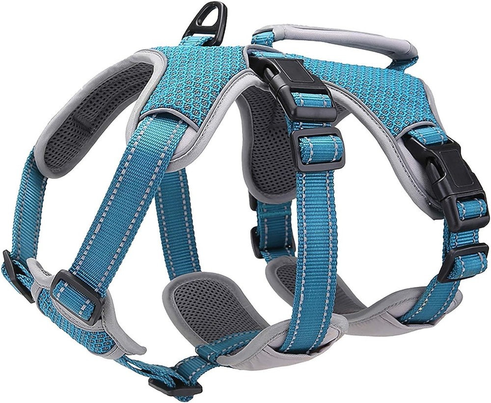 Multi-Use Support Dog Harness, Escape Proof No Pull Reflective Adjustable Ves...