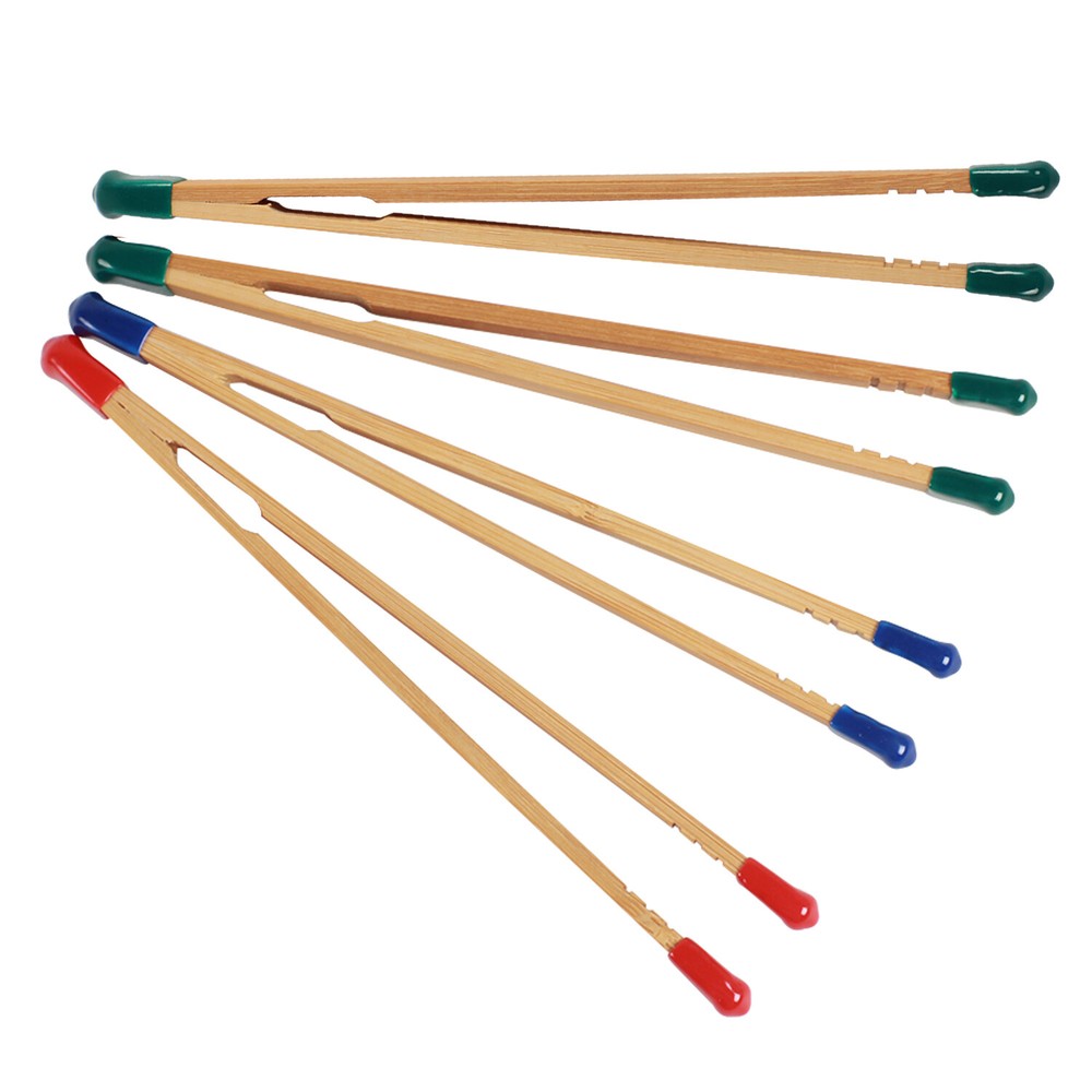 4x Bamboo Print Developing Tongs Photo Studio Darkroom Negative Film Processing