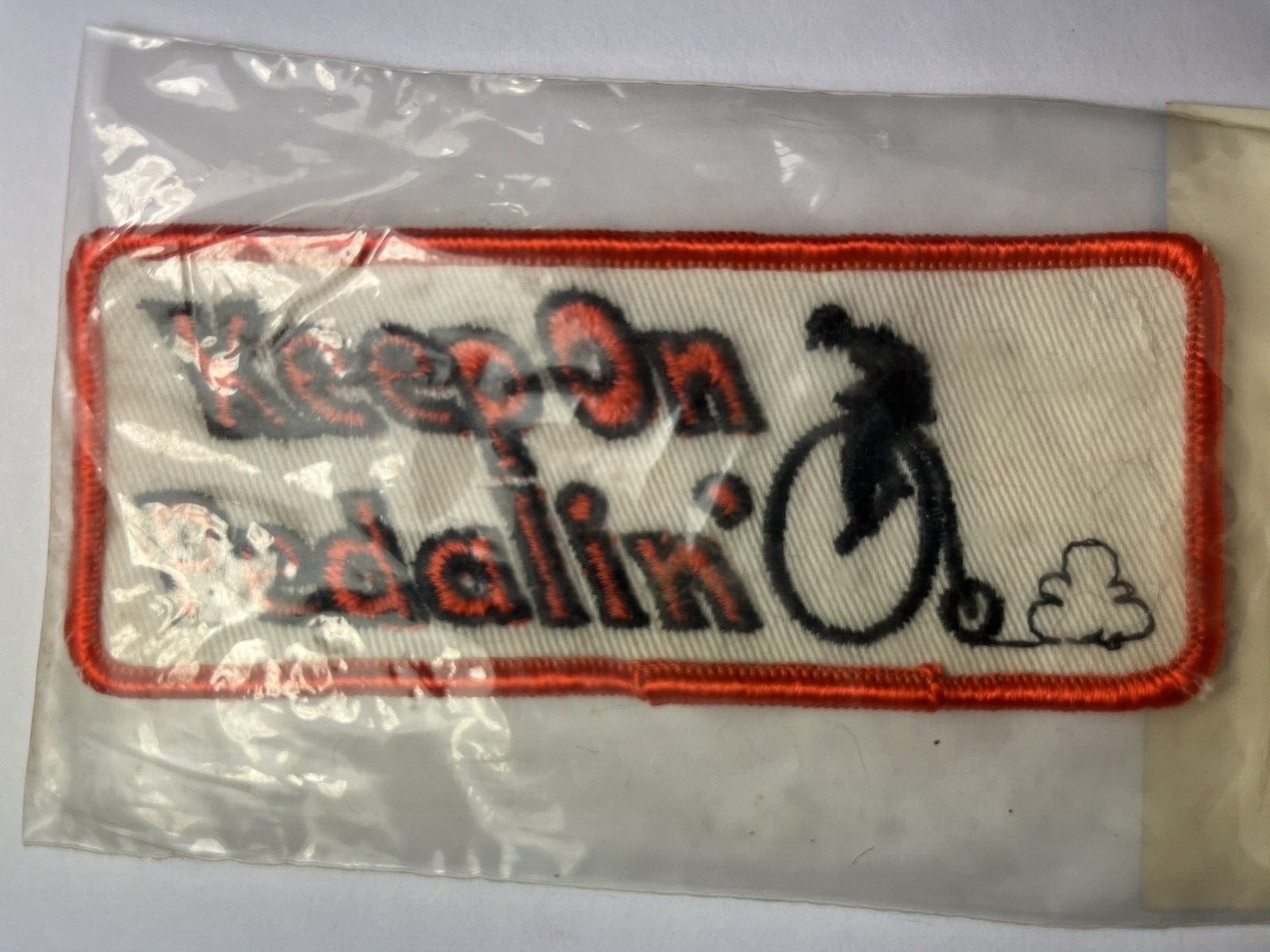 KEEP ON PEDALIN' Bike Riding Patch Vintage Voyager Originals